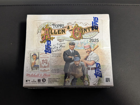 2025 Topps Allen & Ginter Mitchell & Ness Edition — Hobby Box