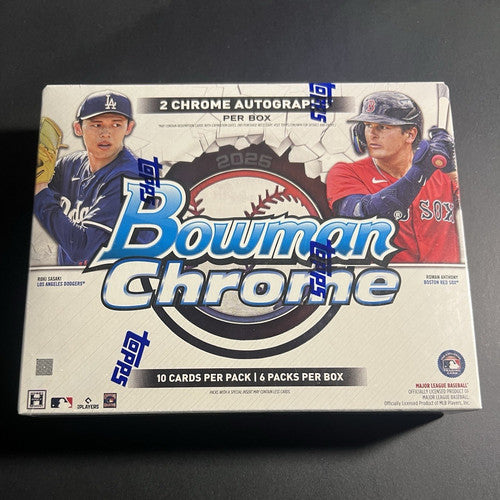 2025 Bowman Chrome Baseball — Hobby Box