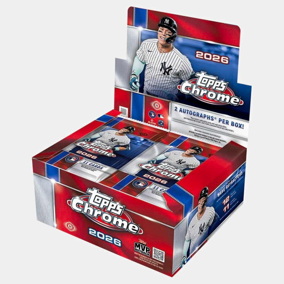 2026 Topps Chrome Baseball — Jumbo Box