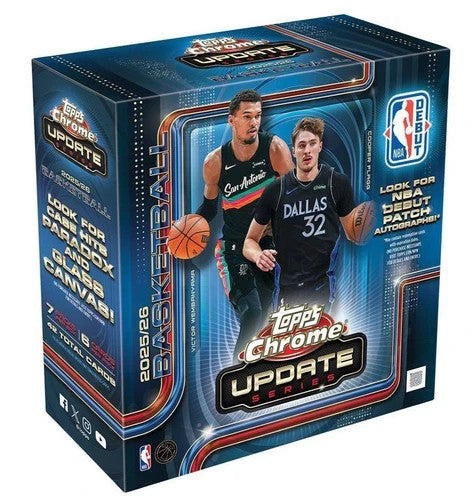 2025-26 Topps Chrome Update Basketball — Mega Box