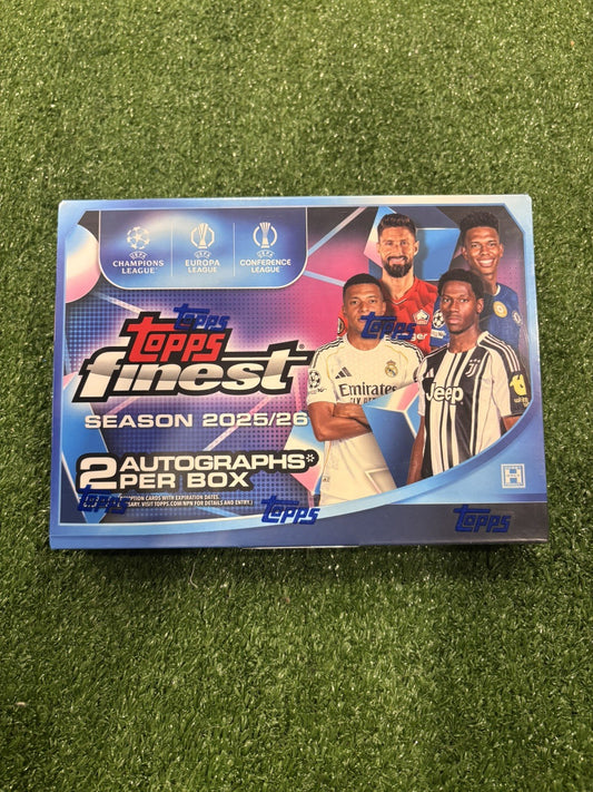 2025-26 Topps Finest UEFA Champions League Soccer — Hobby Box