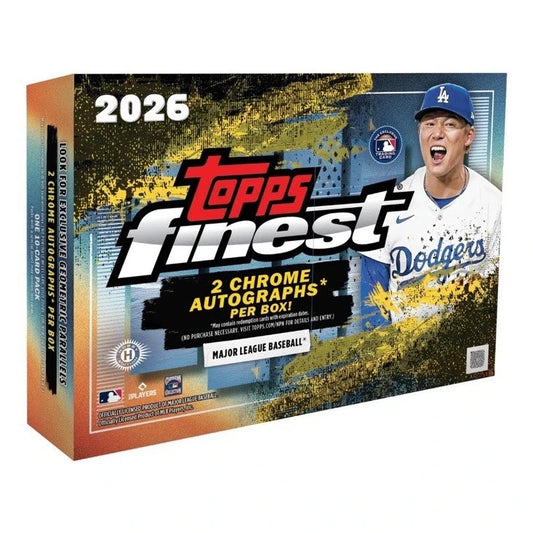 2026 Topps Finest Baseball — Hobby Box