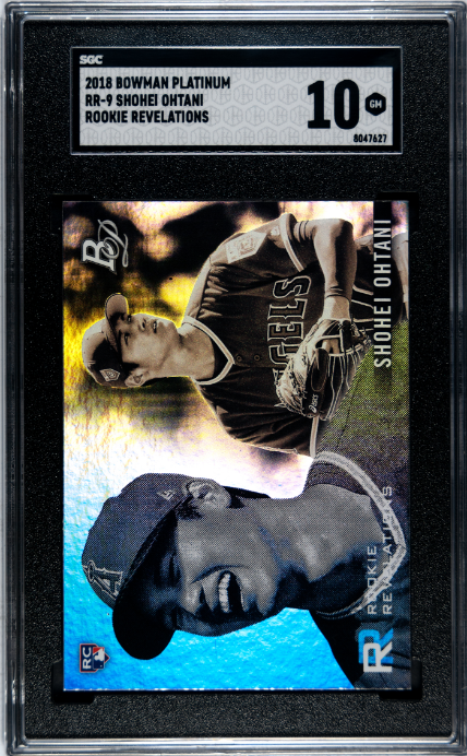2018 Bowman Platinum Shohei Ohtani Rookie Revelations #RR-9 SGC 10
