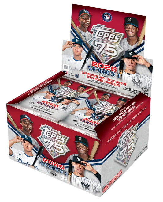 2026 Topps Series 1 Baseball - Regular Edition — Jumbo Box